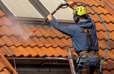 Démoussage et hydrofuge de toiture à Battrans